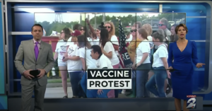 Houston Methodist employees protest vaccine requirement