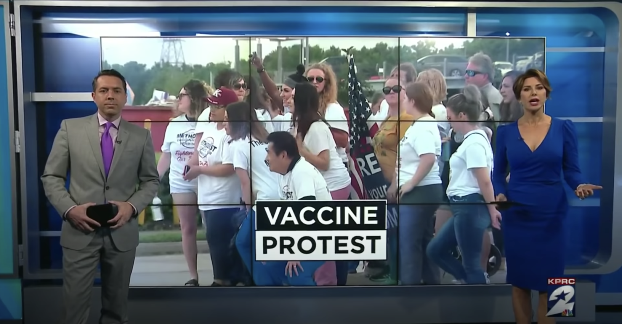 Read more about the article Houston Methodist Protest Over Vaccine Requirement