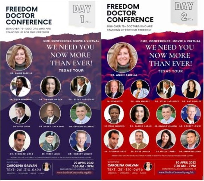 Read more about the article Two Day Freedom Doctor Conference April 29/30 in Montgomery TX